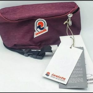 Invicta 25-Solid Purple Waist Bag Adjustable Fanny Pack